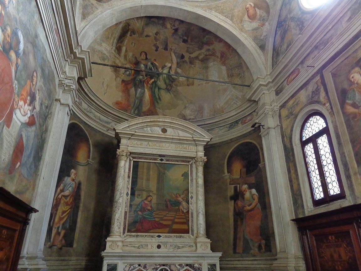 Duomo -Cappella Malchiostro - Annunciazione di Tiziano